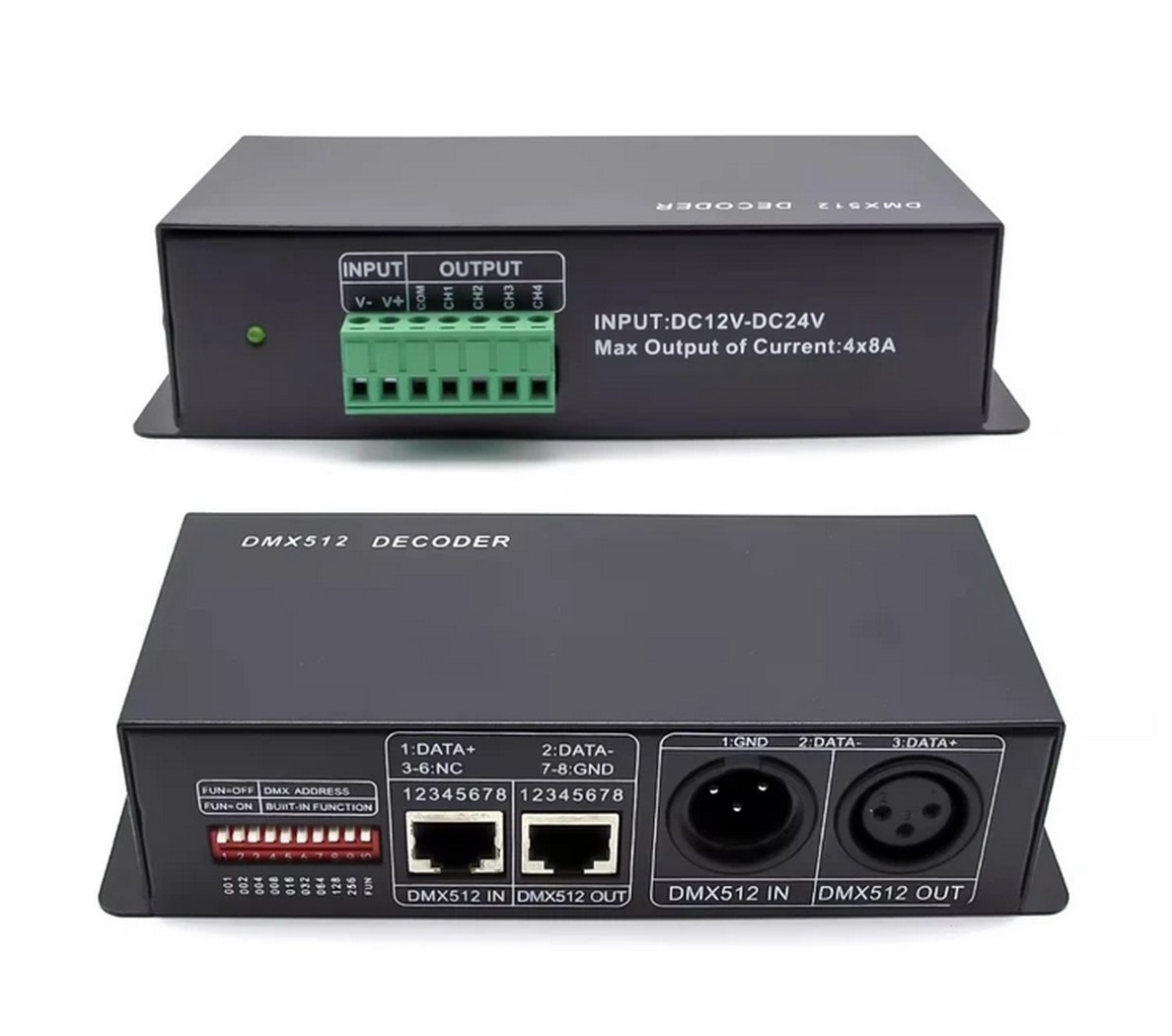 DMX512 Decoder دکودر 4 کانال(RGBW)